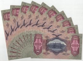 1930. 100P (10x) sorszámkövetők, "*E 038 086484 - *E 038 086493" T:AU Adamo P17