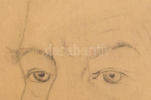 Basilides Barna (1903-1967): Dohnányi Ernő arcképe, 1942. Ceruza, papír. Basilides Barna által jelze...