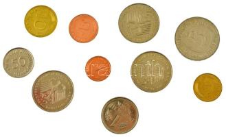 Németország 1992F 1pf-5M (10xklf) bontott forgalmi sor T:UNC,AU (PP) 
Germany 1992F 1 Pfennig - 5 M...