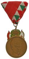 1948. &quot;48-as Díszérem&quot; részben zománcozott bronz kitüntetés mellszalagon T:AU Hungary 1948. &quot;Medal of Honour commemorating 1848-1849&quot; enamelled bronze decoration with ribbon C:AU NMK 528.