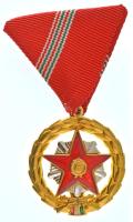 1957. "Kiváló Szolgálatért Érdemérem" aranyozott, zománcozott kitüntetés, mellszalagon T:AU Hungary 1957. "Distinguished Service Medal" gilt, enamelled decoration with ribbon C:AU NMK 614.