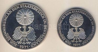 NSZK 1971. "Hirohito császár és Nagako császárné - a japán császári pár látogatása Németországb...