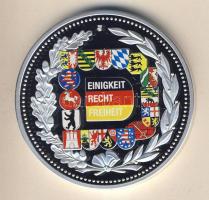 Németország 2006. "15 éves főváros Berlin" nagyalakú multicolor Ag emlékérem 157g T:PP Dís...