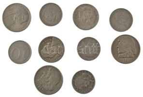 Lengyelország 1959-1984.10db-os vegyes forgalmi emlékérme tétel T:vegyes Poland 1959-1984. 10pcs of mixed circulating commemorative coin lot C:mixed