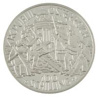 Ausztria 1994. 100Sch Ag "János főherceg / 1848-as Forradalom" kapszulában T:PP Austria 19...