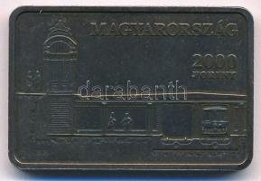 2021. 2000Ft Cu-Ni "Milleniumi Földalatti Vasút" kapszulában T:UNC Adamo EM437