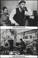 cca 1966 ,,Don Quijote fiai" című szovjet film jelenetei és szereplői, 19 db vintage produkciós filmfotó (vitrinfotó, lobbyfotó) ezüst zselatinos fotópapíron, a használatból eredő (esetleges) kisebb hibákkal, 18x24 cm