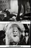 cca 1965 ,,Júlia és a szellemek" című olasz - francia film jelenetei és szereplői, 6 db vintage produkciós filmfotó (vitrinfotó, lobbyfotó) ezüst zselatinos fotópapíron, a használatból eredő (esetleges) kisebb hibákkal, 18x24 cm