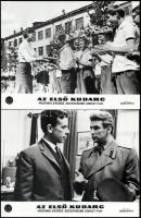 cca 1969 előtti ,,Az első kudarc" című szovjet film jelenetei és szereplői, 15 db vintage produ...