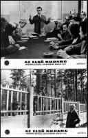 cca 1969 előtti ,,Az első kudarc" című szovjet film jelenetei és szereplői, 15 db vintage produ...