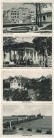cca 1920 Balatonfüred Fürdő, 10 képet tartalmazó leporelló, kissé sérült borítóval