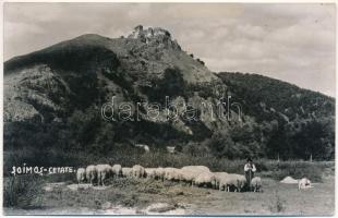 Lippa, Lipova; Solymosvár / Cetatea Soimos / castle ruins. Steinitzer photo (EK)