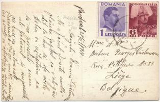 1939 Predeál, Predeal; síelők, téli sport / skiers, winter sport. photo