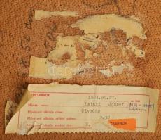 Pataki József (1928-1995): Olvadás. Olaj, farost. Jelzett. Hátoldalán Képcsarnok Vállalat címkéjével...