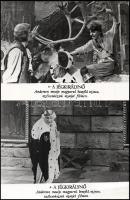 cca 1957 ,,A jégkirálynő" című szovjet mesefilm jelenetei és szereplői (Andersen meséjéből), 12...