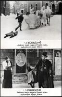 cca 1957 ,,A jégkirálynő" című szovjet mesefilm jelenetei és szereplői (Andersen meséjéből), 12...