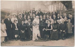 1930 Kovászna, Covasna; esküvő / wedding. Neuhauser photo