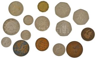 Nagy-Britannia 1906-1980. 15db-os vegyes fémpénz tétel T:vegyes Great Britain 1906-1980. 15pcs of mixed coin lot C:mixed