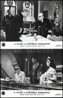 cca 1967 ,,A hajók a kikötőben robbannak" című szovjet film jelenetei és szereplői, 11 db vinta...