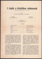 cca 1967 ,,A hajók a kikötőben robbannak" című szovjet film jelenetei és szereplői, 11 db vinta...