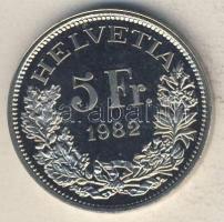 Svájc 1982. 5Fr "Gotthardbahn" T:BU
