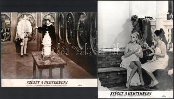 cca 1965 ,,Szüzet a hercegnek" című olasz - francia filmvígjáték jelenetei és szereplői, 12 db ...