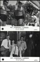 cca 1966 ,,Az Angyal lesen" című olasz - francia film jelenetei és szereplői, 8 db vintage prod...