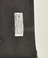 Rau Tibor (1934-2000), 2 db karikatúra: Bőrharisnya és Halálos szerelem (erotikus karikatúra). Tus, ...