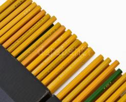 L.&C. Hardtmuth Koh-I-Noor, régi csehszlovák ceruza készlet díszdobozban, hiányos