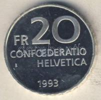 Svájc 1993. 20Fr Ag "Paracelsus" T:PP