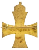 1915. "Ifjúság a Hazáért 1914-1915" zománcozott bronz jelvény, hátoldalán "Hadsegélye...