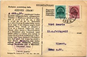 1941 Budapest II. Zugliget, Manréza férfi lelkigyakorlatos ház. Labanc út 57. (EK)