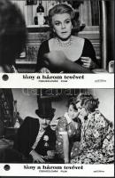 cca 1967 ,,Lány a három tevével" című csehszlovák film jelenetei és szereplői, 13 db vintage pr...