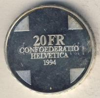Svájc 1994. 20Fr Ag "Ördög-híd" T:PP