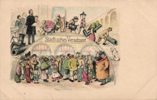 Political Humor from Austria cca 1900 Litho