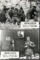 cca 1985 előtti ,,Rekviem" című jugoszláv kalandfilm jelenetei és szereplői, 9 db vintage produ...