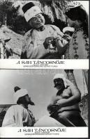 cca 1974 ,,A sah táncosnője" című szovjet film jelenetei és szereplői, 17 db vintage produkciós filmfotó (vitrinfotó, lobbyfotó) ezüst zselatinos fotópapíron, a használatból eredő (esetleges) kisebb hibákkal, 18x24 cm