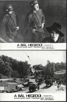 cca 1974 ,,A bál hegedűi" című francia film jelenetei és szereplői, 11 db vintage produkciós filmfotó (vitrinfotó, lobbyfotó) ezüst zselatinos fotópapíron, a használatból eredő (esetleges) kisebb hibákkal, 18x24 cm