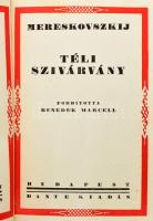 Mereskovszkij, [Dmitrij]: Mereskovszkij munkái 15 kötete. Benne 1 duplummal. 2 köteten eredeti kissé...