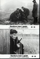 cca 1984 ,,Barátom, Ivan Lapsin" című szovjet film jelenetei és szereplői, 5 db vintage produkciós filmfotó (vitrinfotó, lobbyfotó) ezüst zselatinos fotópapíron, a használatból eredő (esetleges) kisebb hibákkal, 18x24 cm