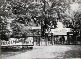 Budapest XIV. A Fővárosi Nagycirkusz új Sátorcirkusza a Ligetben a Dózsa György út és a Damjanich utca kereszteződésénél