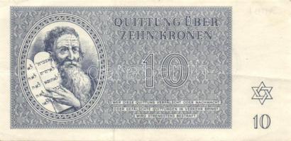 Német 3. Birodalom / Theresienstadt Getto 1943. 10K T:II
