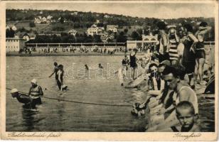 1932 Balatonalmádi-fürdő, fövenyfürdő, strand (EK)