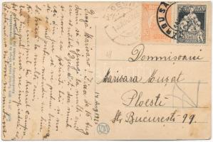 1925 Kézdivásárhely, Targu Secuiesc; Hotel Vigadó szálloda. Turóczi István kiadása / hotel (fa)