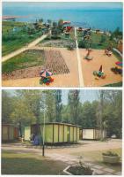 5 db MODERN balatoni üdülős képeslap