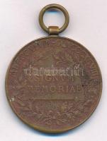 1898. "Jubileumi Emlékérem a Fegyveres Erő Számára / Signum memoriae (AVSTR)" bronz kitünt...