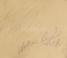 Heller Andor (1904-?): Legény, 1917. Ceruza, papír, jelzett, üvegezett fakeretben, 26,5×17 cm