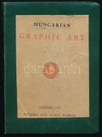 Hungarian graphic art. London, 1937, Victoria and Albert Museum. Bp., 1937, Officina. Angol nyelven. Fekete-fehér képekkel, többek közt Aba-Novák, Bajor Ágost, Barcsay Jenő, Buday György, Derkovits Gyula, Molnár C. Pál, Nagy Imre, Patkó Károly, Szobotka Imre grafikáinak reprodukcióival illusztrált. Későbbi félvászon kötésben, az eredeti papírborítót a borítóra ragasztották, kissé sérült kötéssel, előzéklapon tollas feljegyzésekkel, több lapon tollas és ceruzás jelölésekkel, utolsó két lapra 1960-65 k. újságcikkek ragasztva.