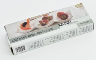 kínáló tálka, porcelán, eredeti dobozában 20 cm