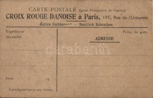 Erotic hand-drawn pencil (Danish Red-Cross PS card)